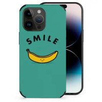 Banana Phone Case For Iphone 15 14 Pro Max 13 12 Mini 11 Xr 7 8 Plus Clear Soft Shockproof Cover Fruit Face Cute Funny Smile