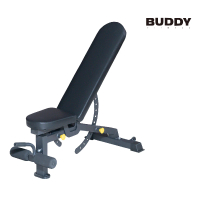 【Buddy Fitness】可調式健身椅 ABH-1001(黑色)