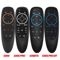 Air Mouse Voice Control G10S Pro BT Gyroscope Sensing Game 2.4GHz Mini Wireless Smart Remote For Android TV Box Box H96 MAX X88