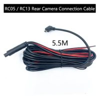 for 70mai Rearview Dash Cam S500 / D07 Rear Camera Connection Cable RC05 / RC13 5.5m