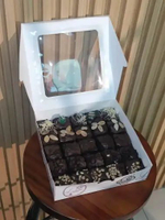 Brownis chocolate birthday / kue brownis / brownis coklat / brownies 20x20