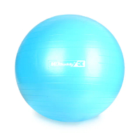 【MDBuddy】防爆瑜珈球-附打氣筒 健身 訓練 韻律球 隨機(6022801)