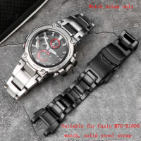 Suitable for G-SHOCK series Casio 5544MTG-B1000 Steel Heart Solid Precision Steel Business Watch Strap