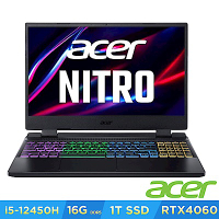 Acer 宏碁 Nitro5 AN515-58-52GX 15.6吋獨顯電競筆電(i5-12450H/16G/1TB/RTX4060/Win11)_N