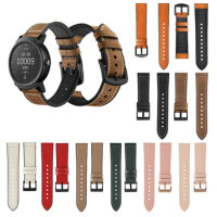 20mm Leather Silicone Watch Band Strap for Ticwatch 2/Ticwatch E Replacement Correa Wrist Bracelet straps 22mm