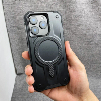 เคส 2in1 สำหรับ iPhone 16, 15, 14, 13, Pro Max, 14Plus, 15Plus, 16Plus, 12 Pro, ดีไซน์ด้าน, ปิดสนิท,