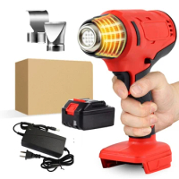 21V Cordless Heat Gun Hot Air Machine Lithium Rechargeable Heating Equipment Temperatures Adjustable for Makita Battery Tool
