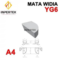 Mata Widia A420Z YG6 Pahat Bubut Tip A 420 Z YG 6 Cemented Carbide Brazed