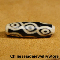 Himalayan Tibetan DZI Beads Old Agate Buddha Eye 9 Eye Totem Amulet Pendant GZI