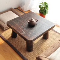 日式燒桐木小方桌簡約榻榻米飄窗桌子小茶幾矮桌子實木地桌包郵