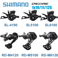 SHIMANO Deore Shift Lever SL-M4100 M5100 M6100 10/11/12 Speed MTB Derailleurs Set RD-M4100/M5100/M6100SGS Mountain Bike Parts