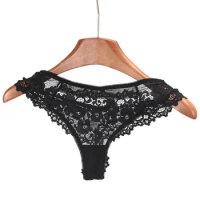 1PC Sexy Floral Lace Women's Thongs Transparent Women Panties Underwear Solid G-String Female Underpants Intimates Lingerie