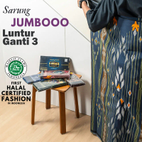 Al Jabari - Sarung Pria Sutra Samarinda Jumbo Size Motif