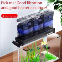 Fish tank filter box drawer drip box external water storage top filter 4-layer filter cleaning aquarium accessories