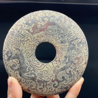 Gao Yu Warring States Jade in Han Dynasty Dong Lao annual ornaments are safe and secure.