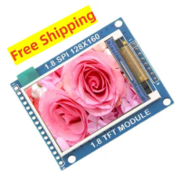 1.8 inch Free Shipping 8 pin TFT module LCD module SPI 128*160 4-wire SPI interface LCD module with PCB backplane SPI