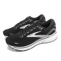 Brooks 慢跑鞋 Ghost 15 2E 寬楦 男鞋 黑 白 高足弓 緩震 運動鞋 魔鬼系列 1103932E012