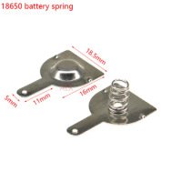 10pair (20pcs) 18650 battery pack 16MM*18.5MM spring contact piece battery box positive and negative single pole battery 10pairs
