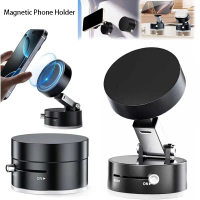Suction Cup Magnetic Phone Holder Lazy Multi-functional Foldable Storage Holder Car GPS Vacuum Sucti