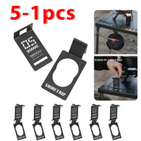 5-1pcs Gas Canister Hanging Hook Stainless Steel Butane Gas Tank Hanger Clip Camping Gas Hanger Clip for IGT Camping Table