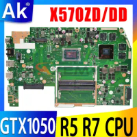 X570ZD CPU R7-2700U R5-2500U GPU GTX1050 Mainboard For ASUS TUF X570DD K570ZD YX570Z YX570ZD Notebook Motherboard 100% Work