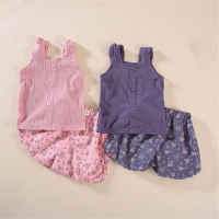 Bộ Đồ Ngủ, Bộ 2 Món, Quần Đùi, Áo Vest, Quần Áo Trẻ Em, Dành Cho Bé Gái, Trẻ Em Và Trẻ Sơ Sinh, Thiế