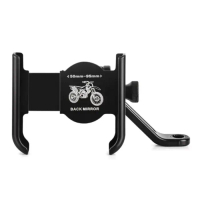 TerjualHolder Motor Kaca Spion Bahan Besi Metal Universal Holder Spion 03-H2 - HitamTerlaris