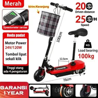 ZS - LIVING Skuter Elektrik /Kendaraan Listrik /Skuter Elektrik Dewasa Murah / Skuter Lipat Upgrade 