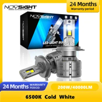 NOVSIGHT N60 H7 LED Headlight For Car H4 LED H11 200W 40000LM 6500K 9005 9006 HB3 HB4 12V LED Auto Headlamp Fog Light Bulbs