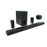 New Design 5.1 Home Theatre System 135W Wireless Sound Bar with Subwoofer Bluetooth Aux Hdmi Optical Led Dsp for Tv Soundbar