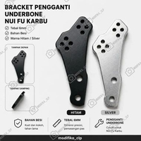 Bracket pengganti underbone nui Fu karbu Silver