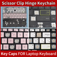 Replacement Keycaps Scissor Clip Hinge For Asus VivoBook S14 S433 S433EA S433EQ S433FA S433FL S433JQ key caps Keyboard Keychain