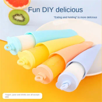 Summer Popsicle Maker Mould Kitchen Colorful Food-Grade Silicone Ice Cream Mold Childern Kitchen Tool Accessories