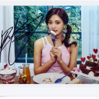 signed TWICE Tzuyu autographed photo LIKEY Twicetagram 4*6 inches K-POP collection freeshipping 112017