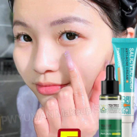 Salicylic Acid Acne Removal Facial Serum Cream Anti Acne Pimples Spots Gel Pores Shrinking Oil Control Smooth Repair Skin Care