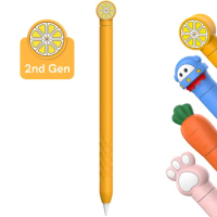 Suitable for Apple Stylus Silicone Pen Case for Apple Pencil 2nd Generation Cartoon Super Meng Silicone Pen Grip Cover