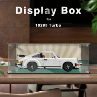 Acrylic Display Box for Lego 10295 Turbo &amp; Targa Dustproof Clear Display Case (Lego Set not Included）