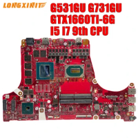 G531G G731G Mainboard For ASUS ROG Strix S5D S7D G731G G731GU G731GV G731GW Laptop Motherboard i5 i7 9th Gen GTX1660Ti-6G
