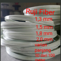 Ruji Jeruji Fiber 1.3 mm 1.5 mm 1.8 mm 2 mm Putih susu 50 meter dan 100 meter untuk kandang burung d