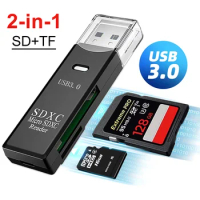 TF SD Card Reader USB 3.0 Cardreader Micro SD Card To Usb Adapter Memory Card Smart Reader for PC Laptop Extension Converter