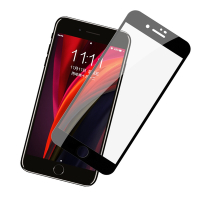 iPhone SE 2020 滿版電鍍9H鋼化膜手機保護貼 SE2020保護貼