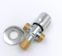 {LOẠI CAO CẤP CÓ KHÓA} Van Chia Nước cho vòi xịt vệ sinh và bồn cầu inox 304, van giảm áp, T CẦU BA 