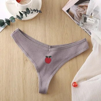 200Pcs/set Women Cotton Thongs Panties Sexy Low Waist String Briefs Ladies Brazilian Lingerie Girls Breathable Intimates