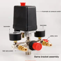 Air Compressor Pressure for W/Manifold Regulator Gauge 90-120PSI Safety