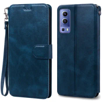 For Cover Vivo Y52 5G Case Y72 5G Leather Wallet Flip Phone Case For Vivo Y72 Y52 Case Cover for Viv