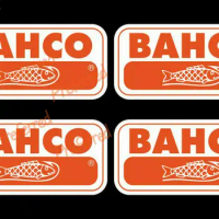 4 Bahco Tools Sponsor Stickers for Racing Motorcycle Van Truck Toolbox Car Decals Waterproof PVC Vinyl Sticker