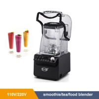 110V/220V Ice Smoothie Machine Commercial Food Mixer Fruit Smoothies Blender Silent Smoothe Maker Machine