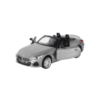 【KIDMATE】1:30聲光合金車 BMW Z4 M40i灰(正版授權 迴力車模型玩具車 敞篷跑車)