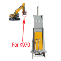 KABOLITE K970 1/14 Remote Control Hydraulic Excavator Model Upgraded Crusher Model Replaceable Accessories Boy Toy