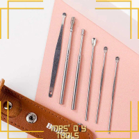 Set Pembersih Telinga Korek Kuping 6 PCS [Coklat]
